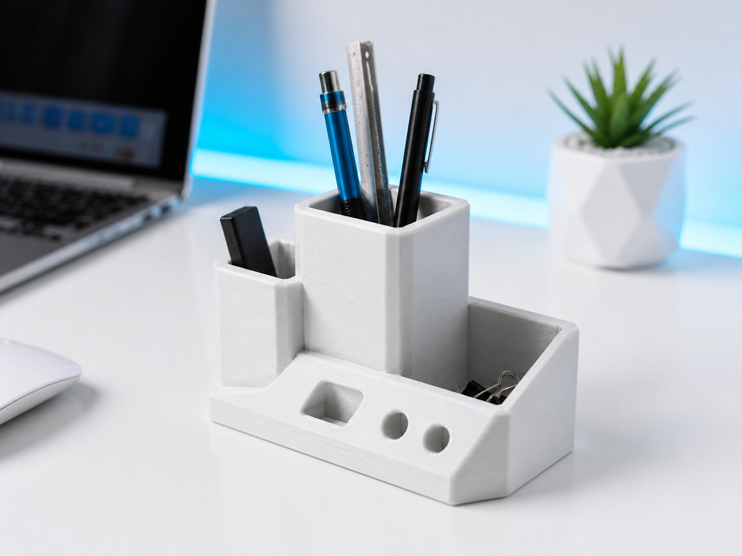 FreeCAD: 3D Printed Pen Stand sample 3D print